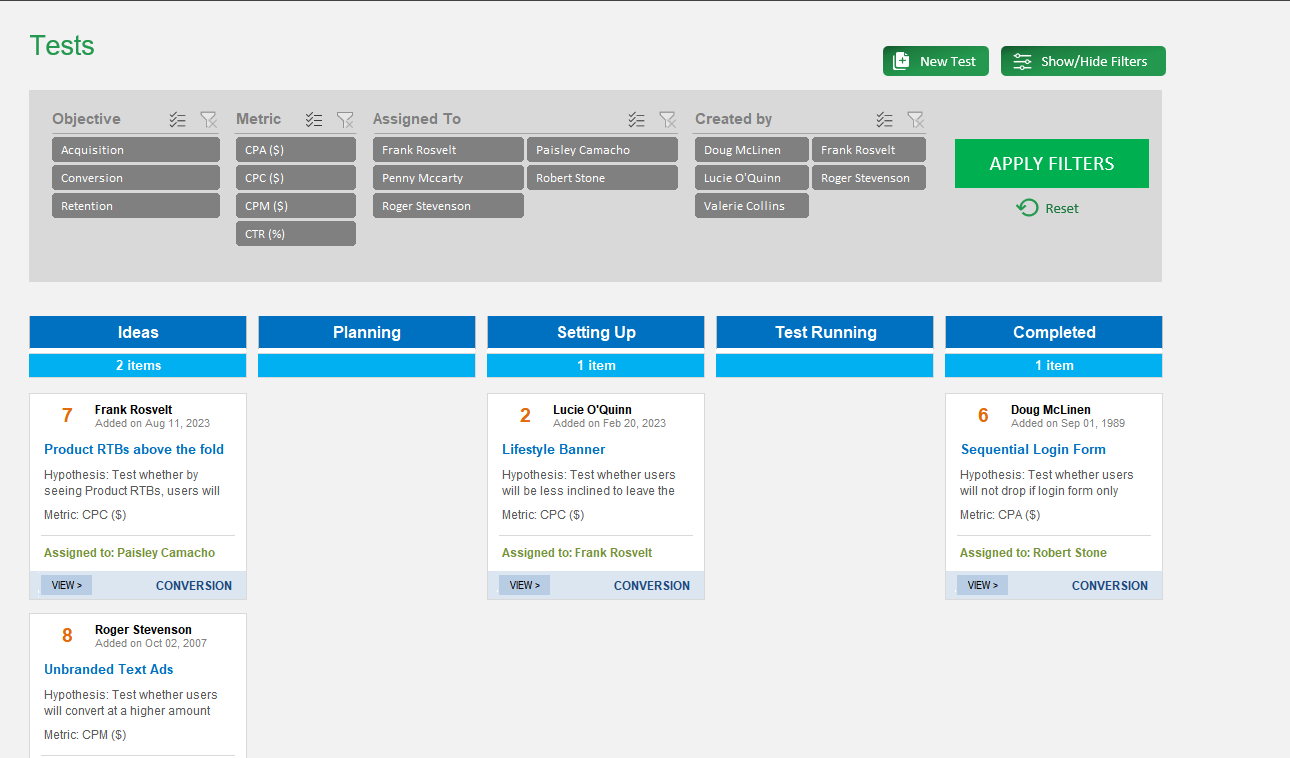 AB Testing Tracking Excel Template Default Image thumbnail image