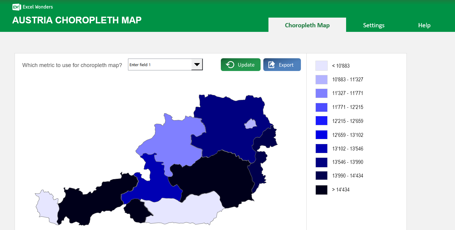 austria-choropleth-map-excel-template main image