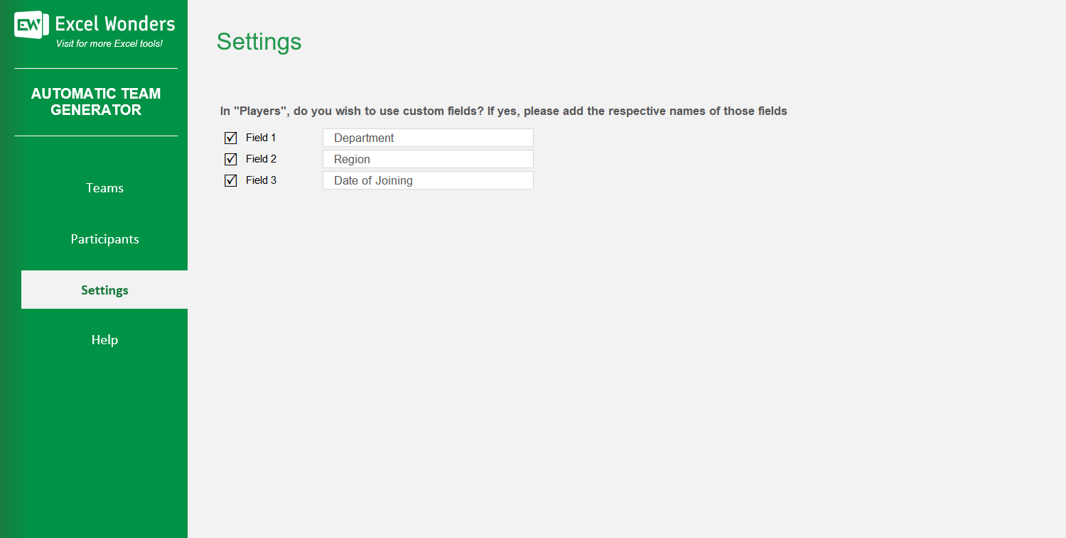 Automatic Team Generator Excel Template Image 6