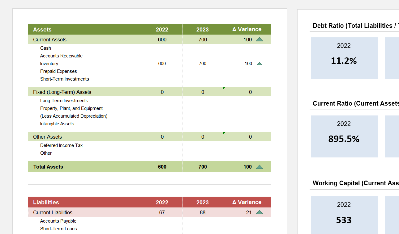 Balance Sheet Excel Template Default Image thumbnail image