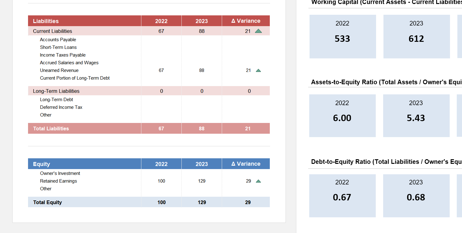 Balance Sheet Excel Template Image 4