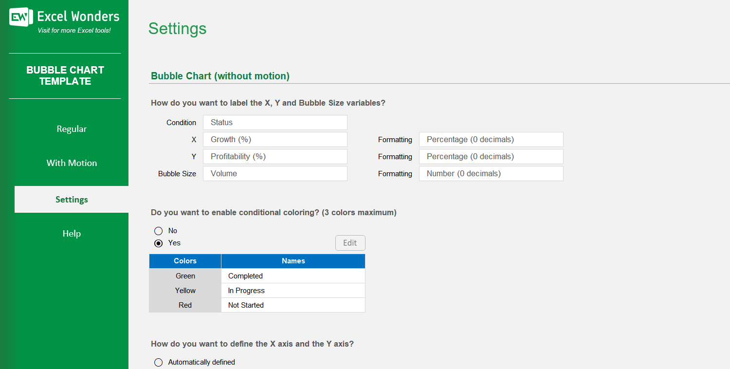 Bubble Chart Excel Template Image 6