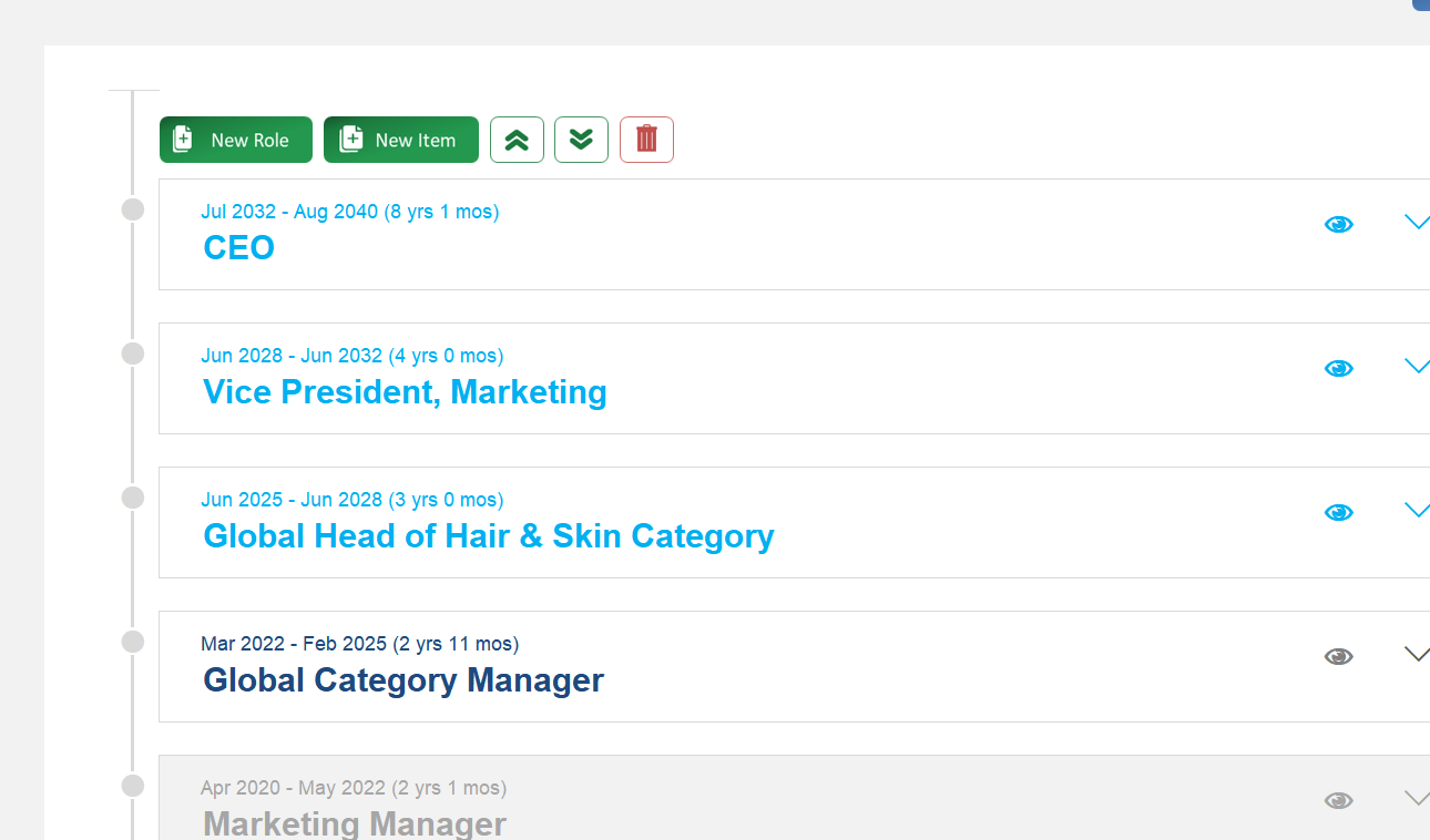 Career Planning Excel Template Default Image thumbnail image
