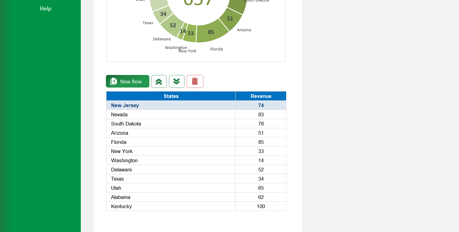 Doughnut Chart Excel Template Image 3