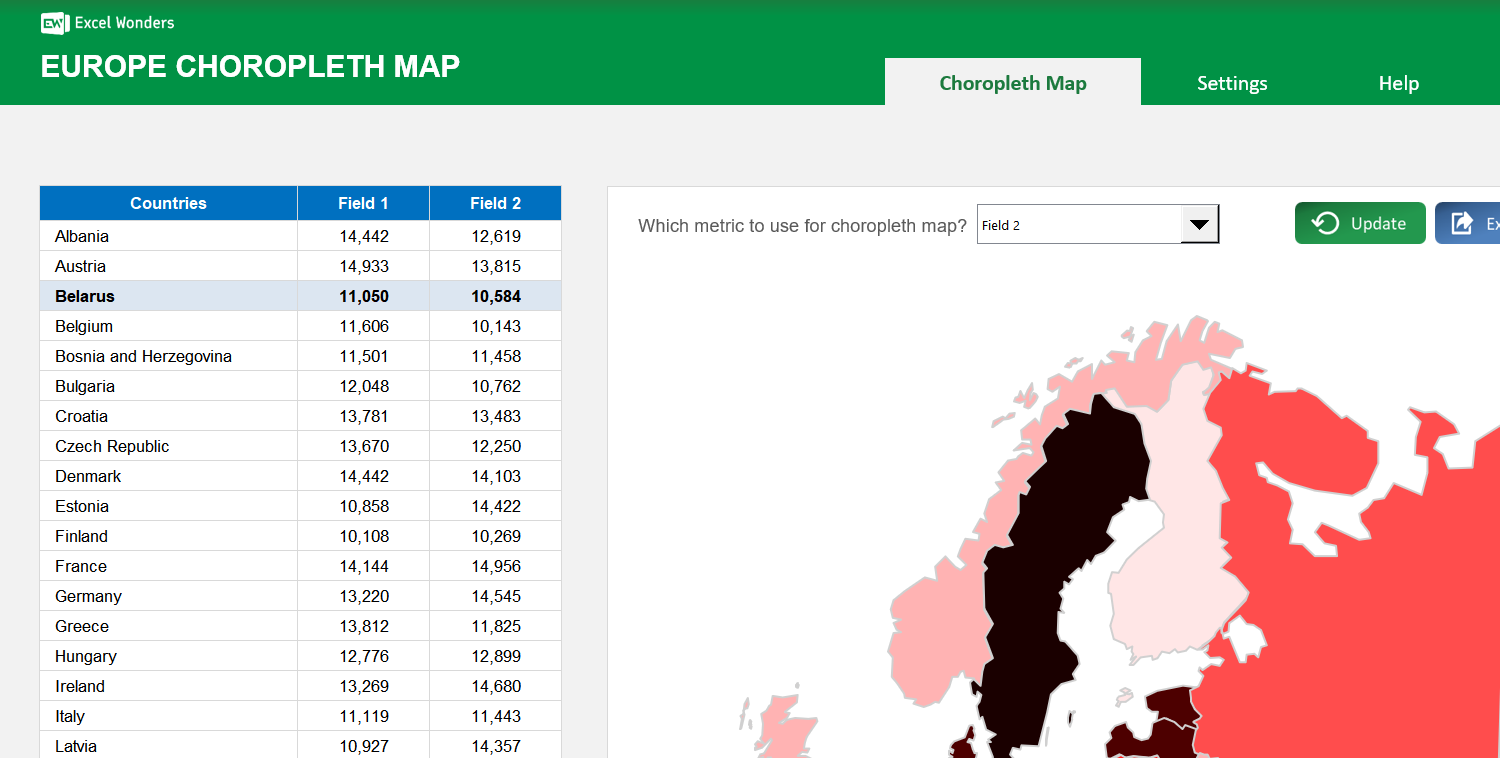 europe-choropleth-map-excel-template main image