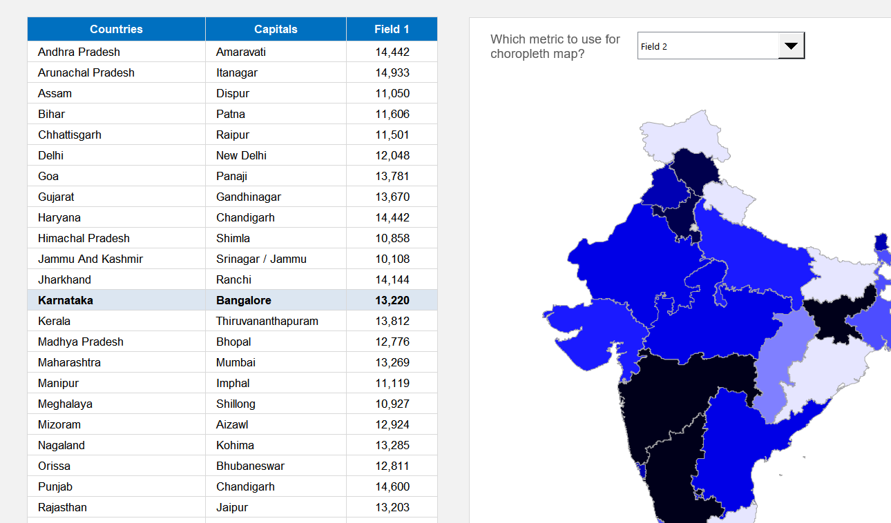 India Choropleth Map Excel Template Default Image thumbnail image