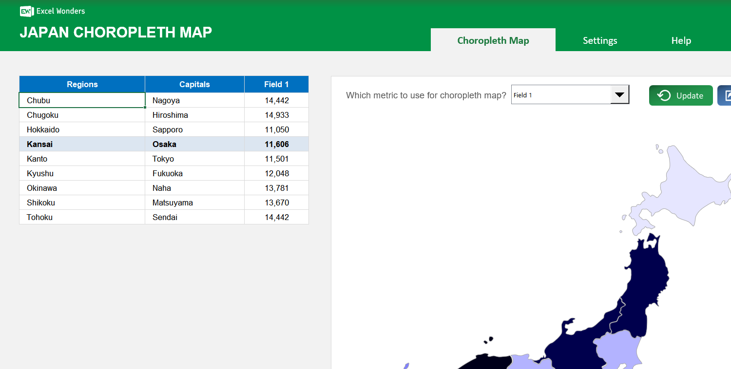 japan-choropleth-map-excel-template main image