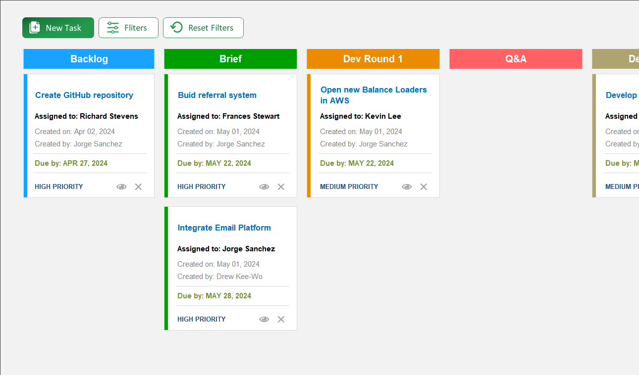Kanban Board Excel Template Default Image thumbnail image