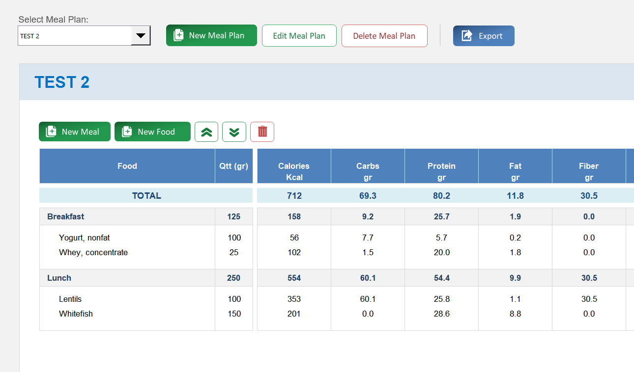 Meal Planner Excel Template Default Image thumbnail image