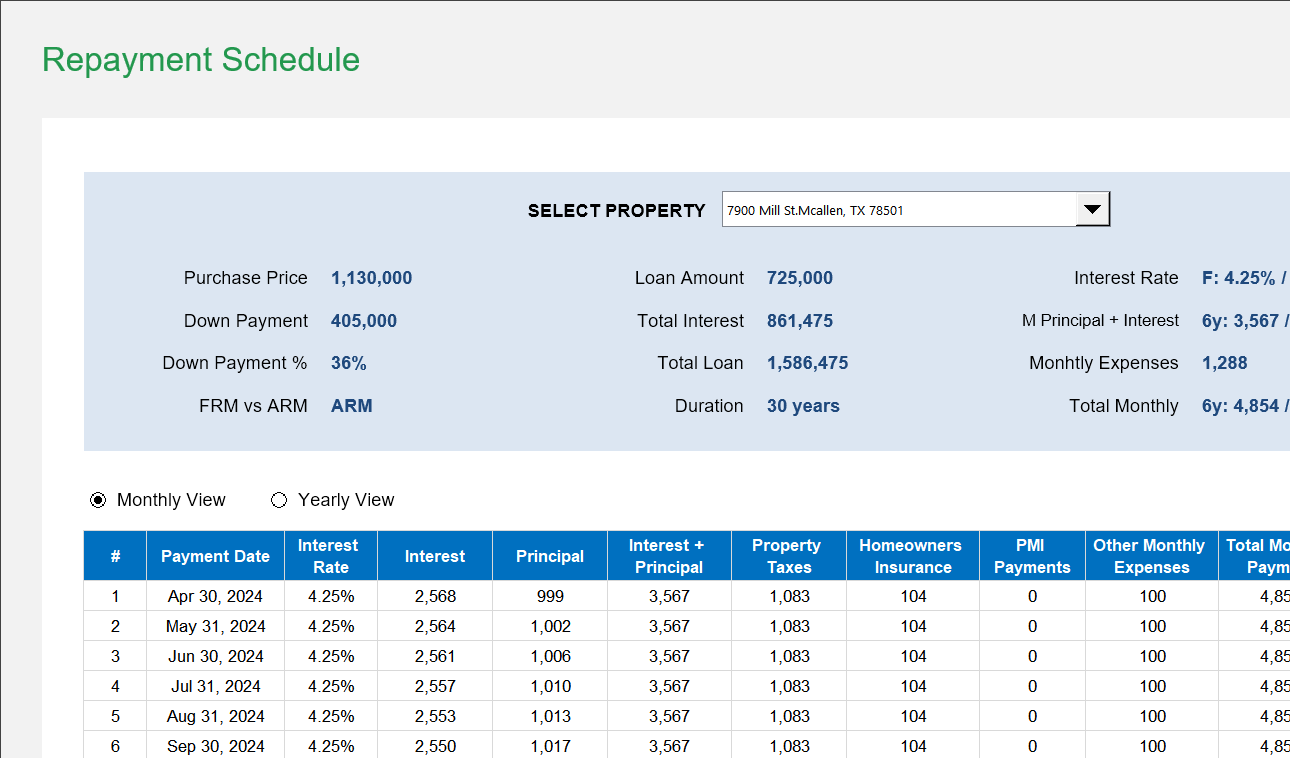 Mortgage Ultimate Planner Excel Template Default Image thumbnail image