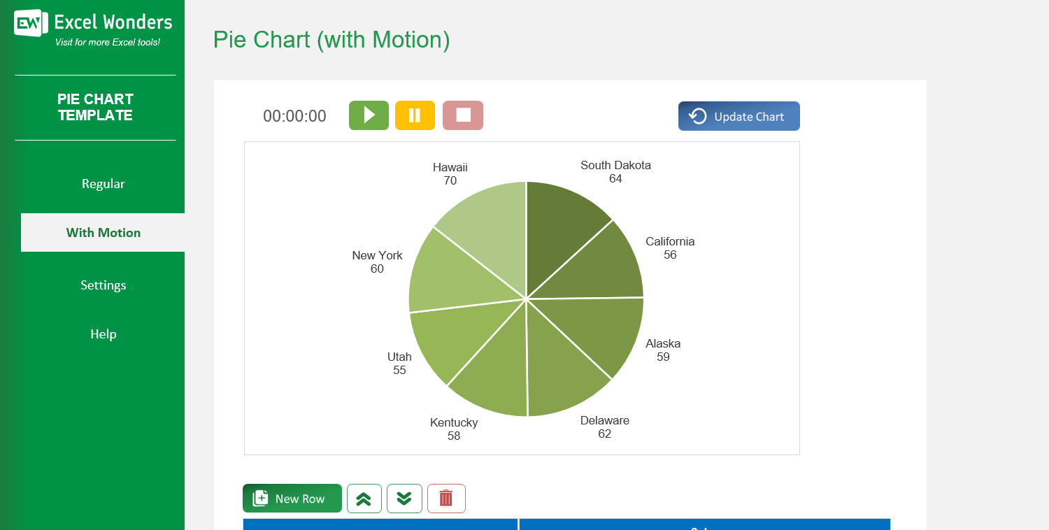 Pie Chart Excel Template Image 3