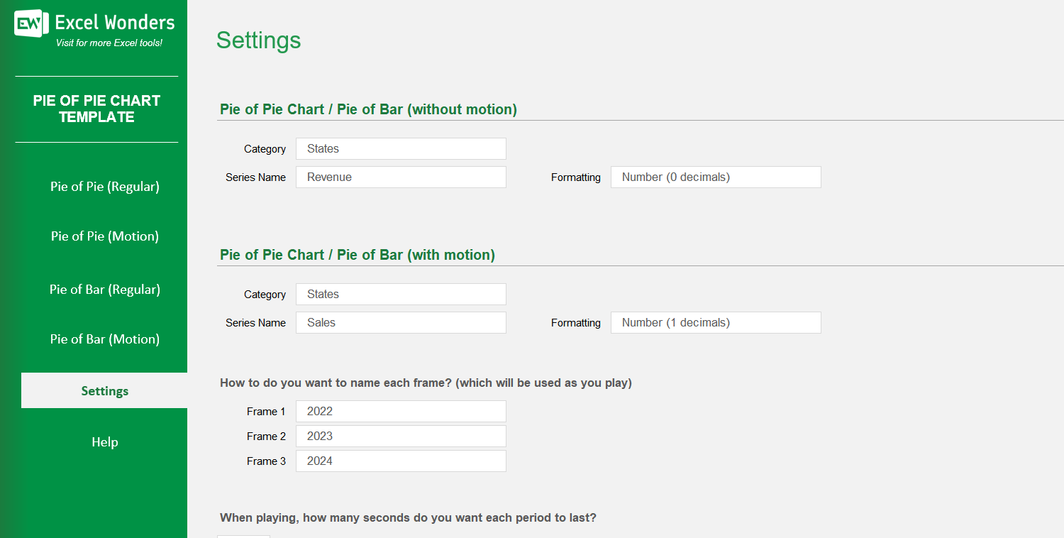 Pie of Pie Chart Excel Template Image 6