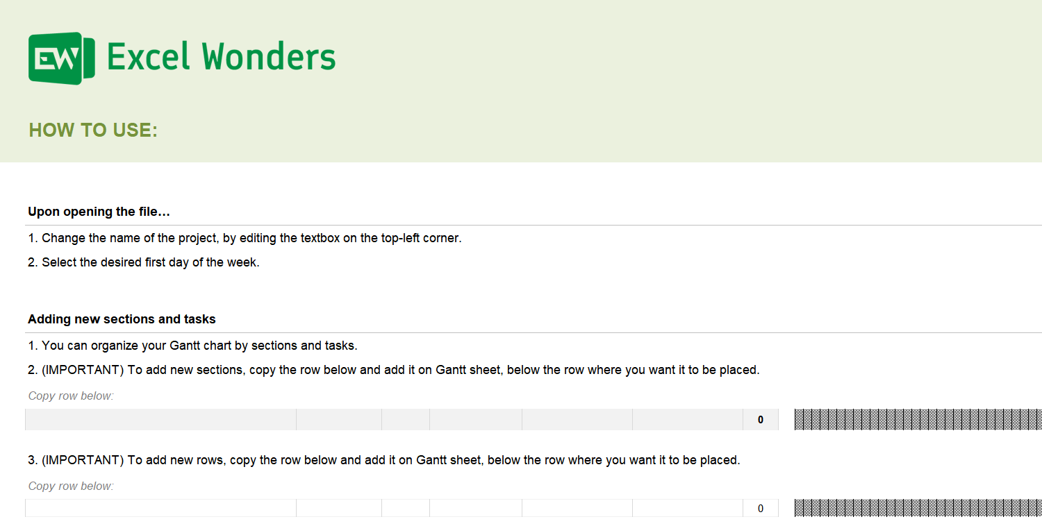 Project Gantt Excel Template Image 4