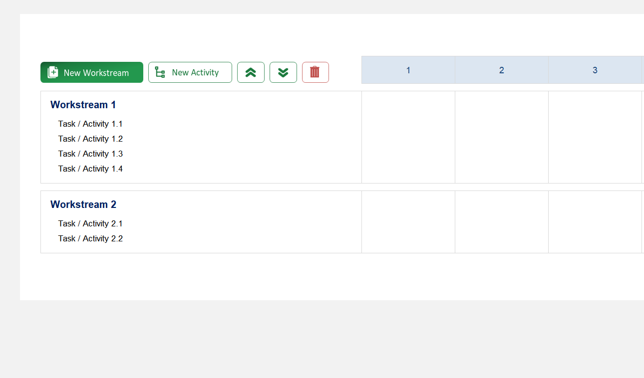 RACI Planner Excel Template Default Image thumbnail image