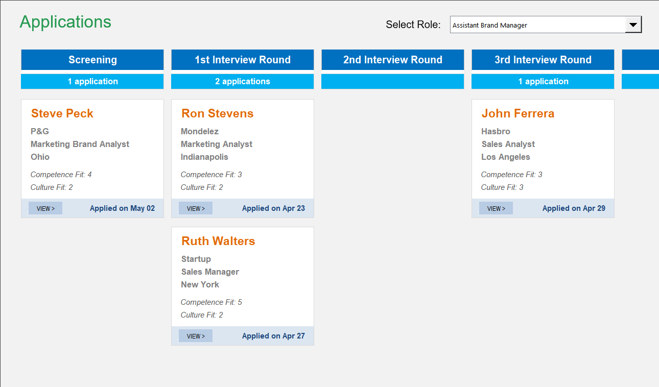 Recruitment Tracking Excel Template Default Image thumbnail image