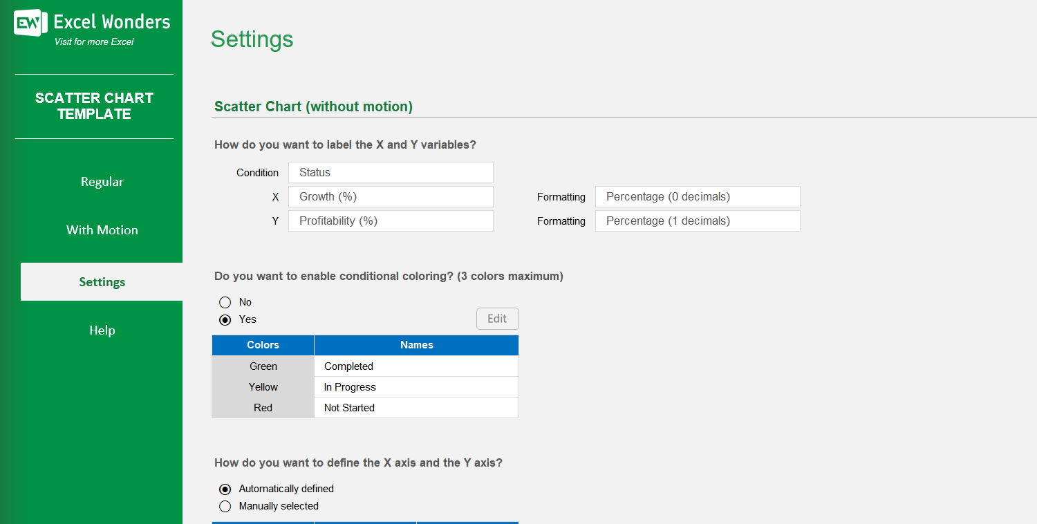 Scatter Chart Excel Template Image 6
