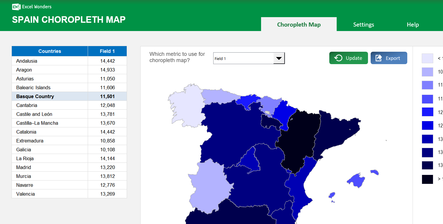 spain-choropleth-map-excel-template main image