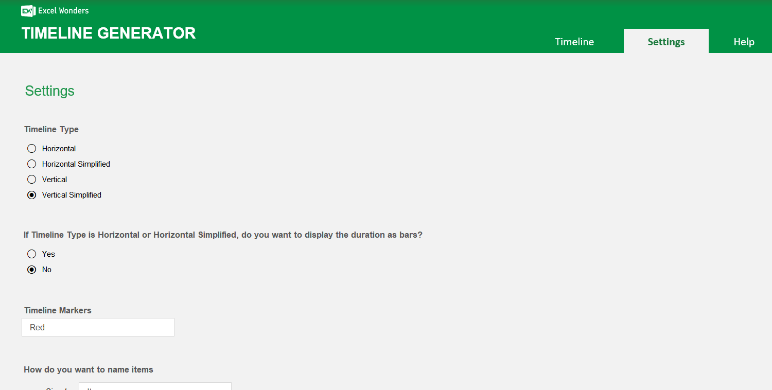 Timeline Excel Template Image 6