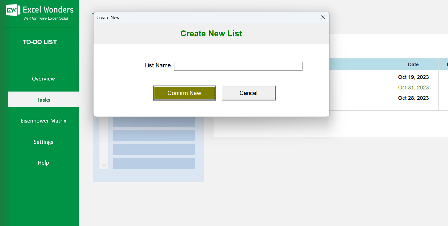 To-Do List Excel Template Image 6